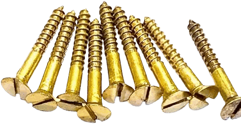 Brass CSK Single Slotted Screws
